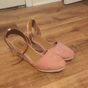 Style & Co. Pink Espadrille Sandals